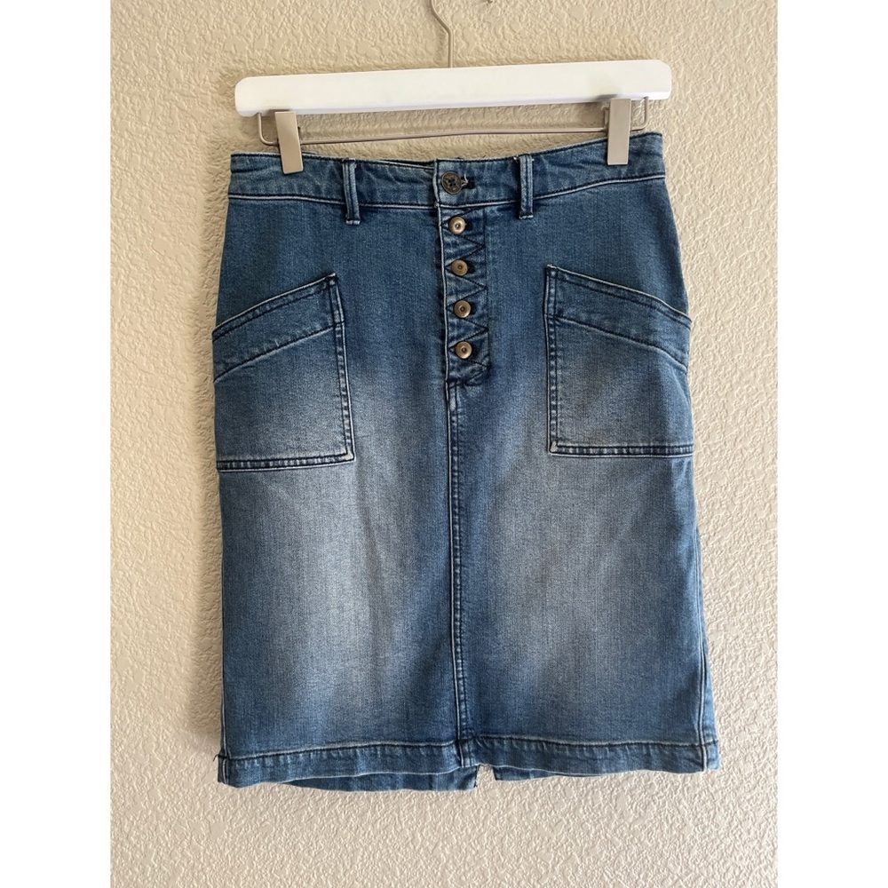 Anthropologie Pilcro and The Letterpress Denim Skirt Women’s Size 2